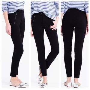 NWOT J Crew Pixi Snap Front Black Pants